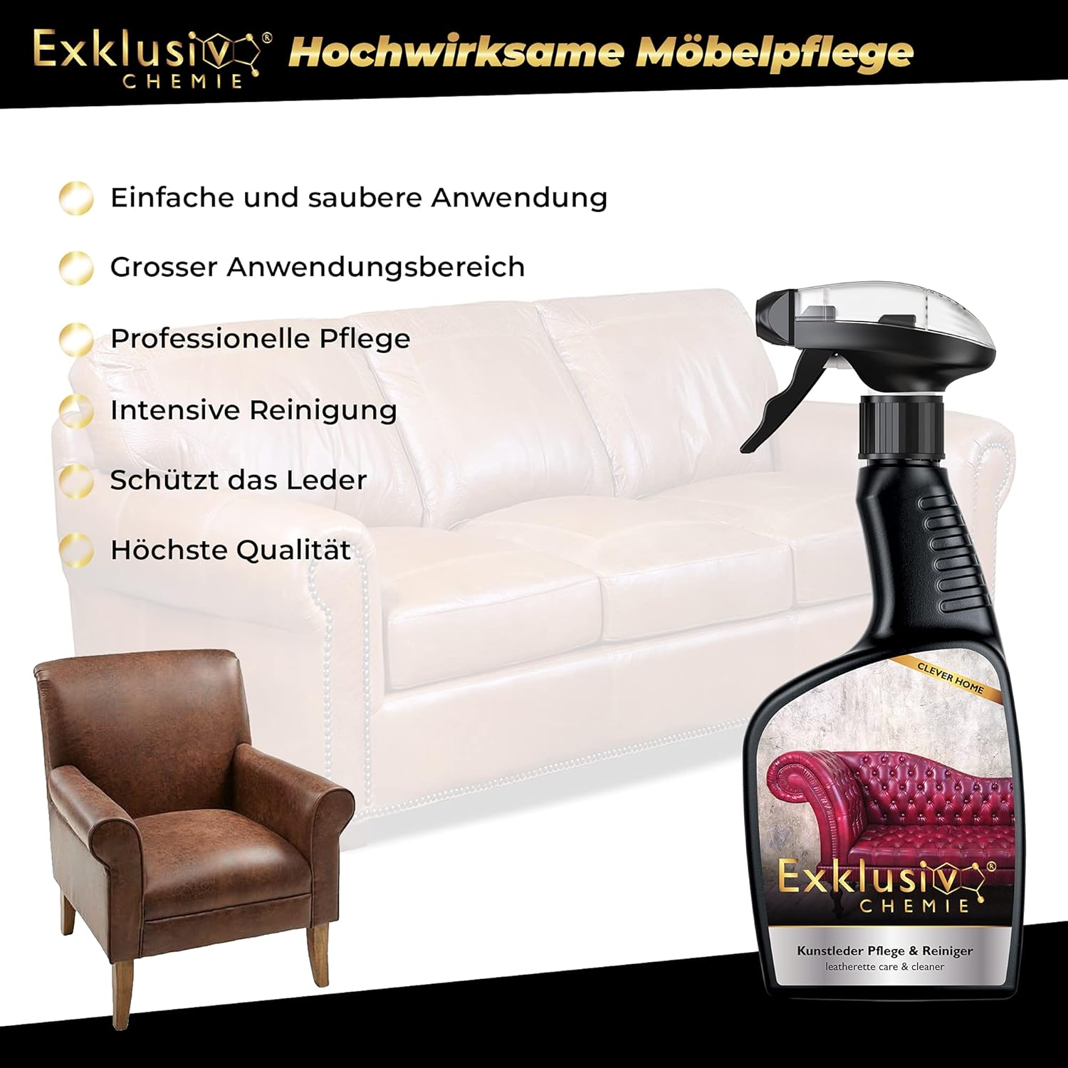 Kunstleder Pflege & Reiniger