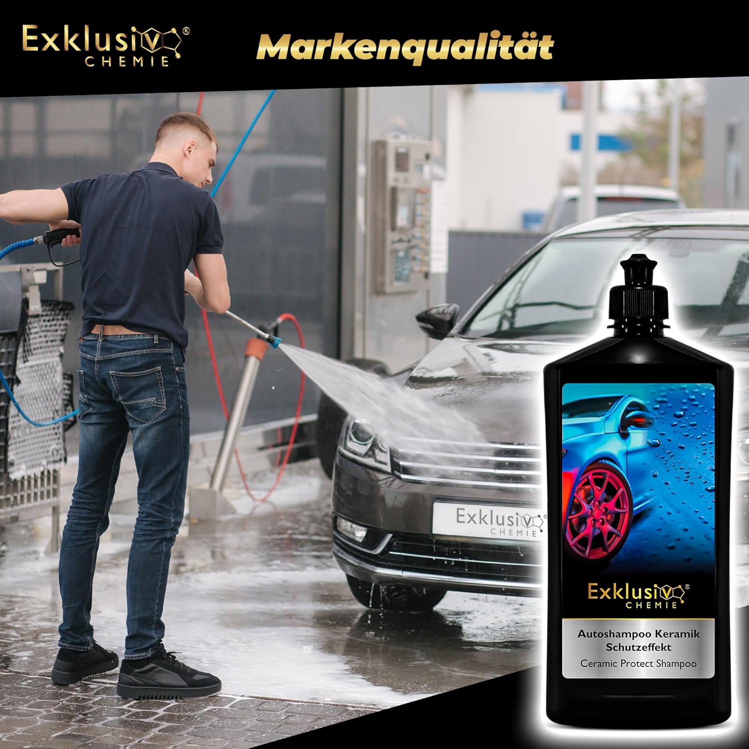 Autoshampoo Keramik Schutzeffekt
