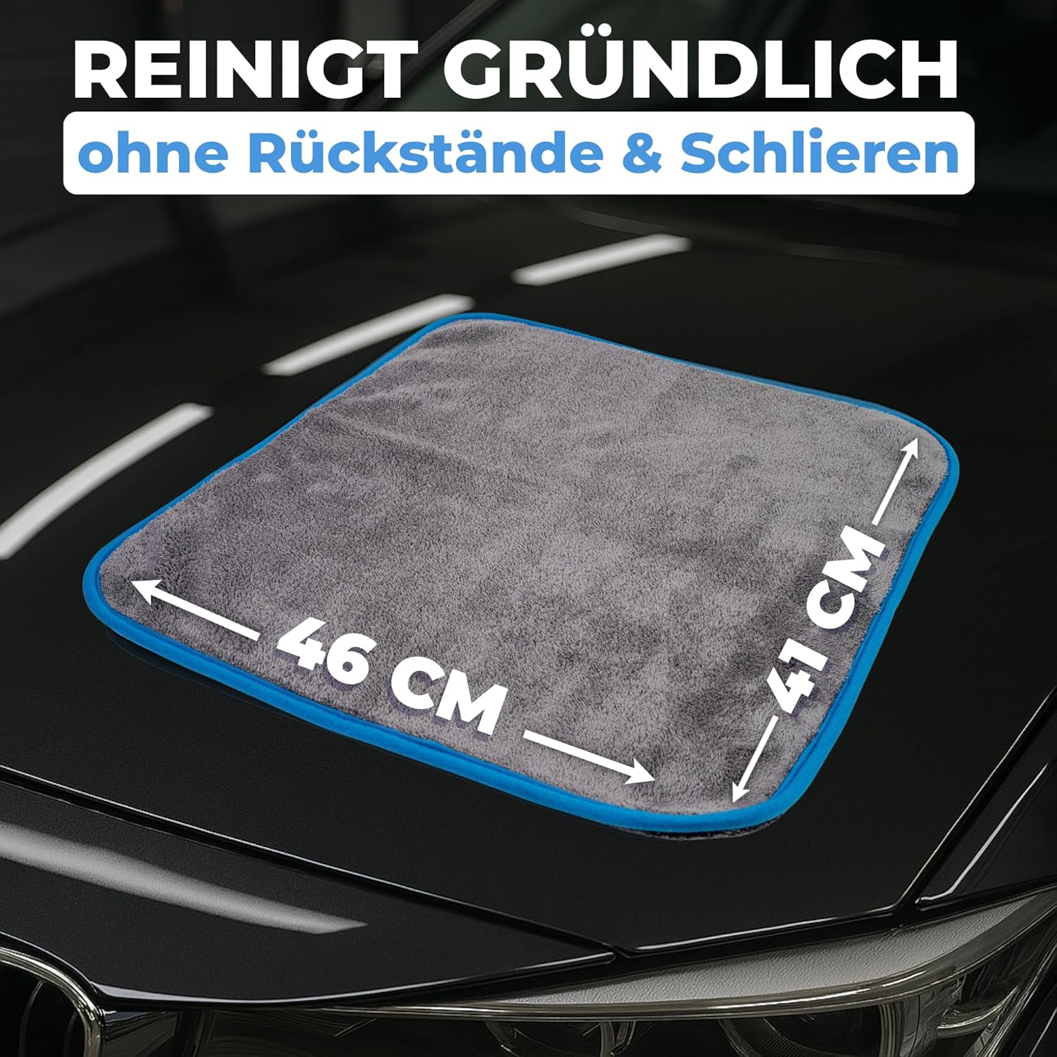 Saugstarkes Mikrofasertuch 1100 GSM - Q2 | 2 Stück