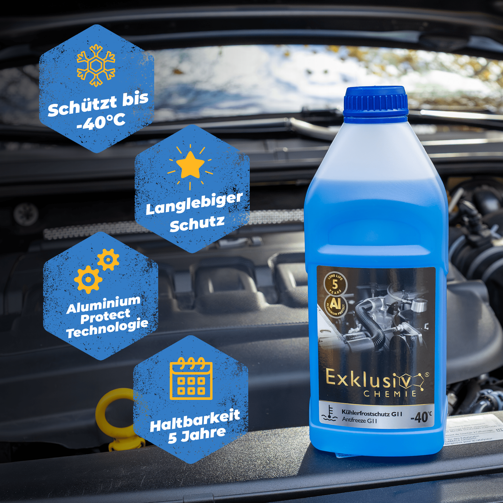 Kühlerfrostschutz G11 | 1 Liter