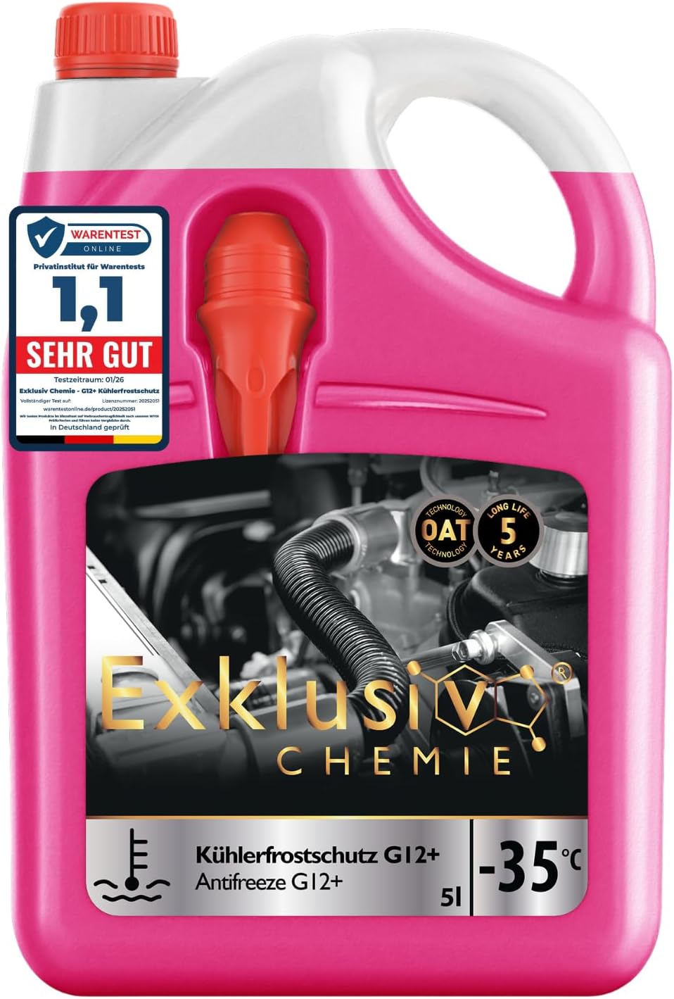 Kühlerfrostschutz G12+ | 5 Liter
