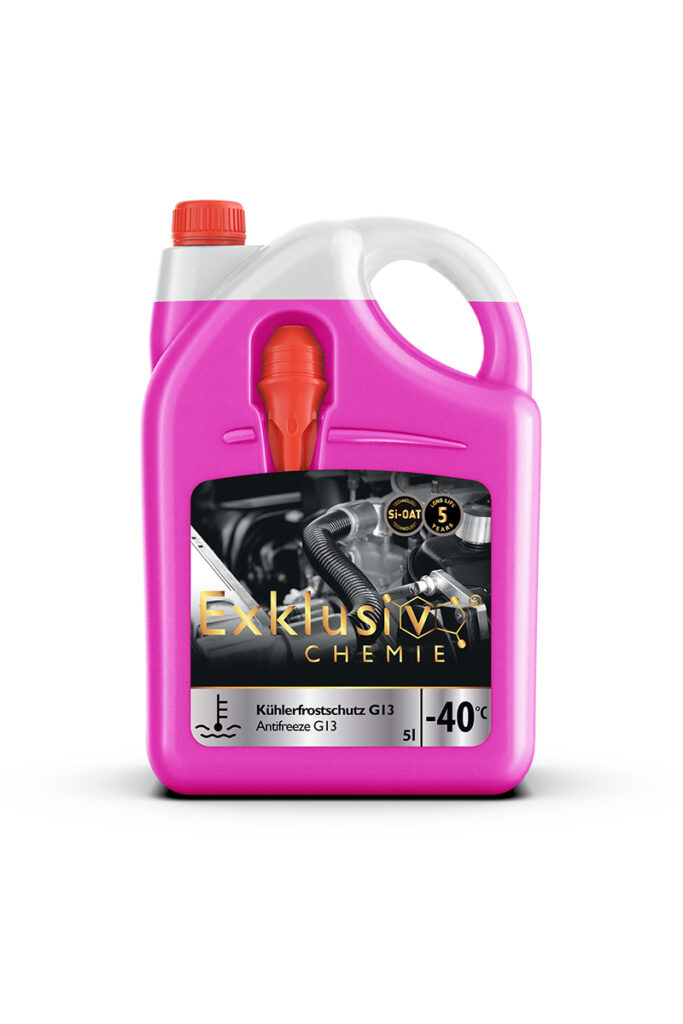 Exklusiv Chemie G12+ Kühlerfrostschutz bis -35° - 5 Liter - 5 Jahre, Kühlflüssigkeit  Auto, G12 Kühlmittel Auto, Gebrauchsfertig